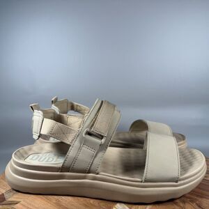 Hey Dude‎ Collins Mono Sport Women's Sandal Size 10 Tan Beige